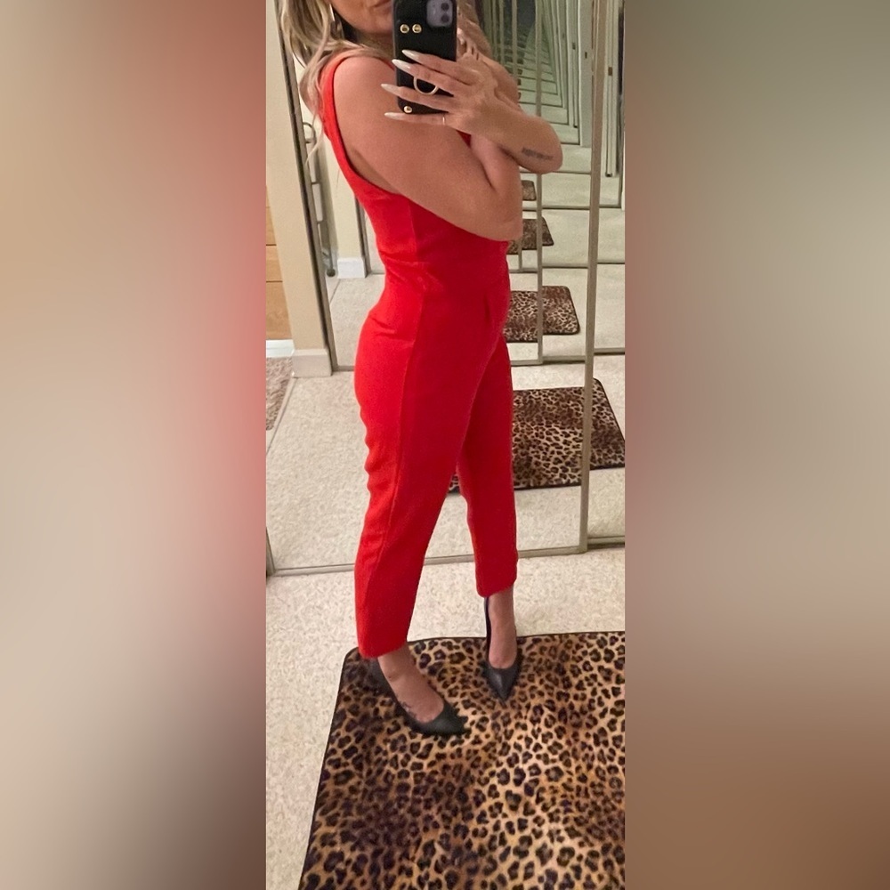SIENNA SKY red crop jumper Size medium​ - Picture 11 of 11